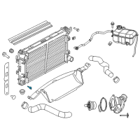 OEM 2015 Dodge Viper Radiator Drain Cock Diagram - 52029087AA