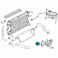 OEM 2016 Dodge Viper THRMOSTAT Diagram - 5037344AA