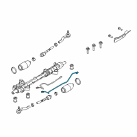 OEM Lincoln Zephyr Connector Tube Diagram - 7H6Z-3A717-A