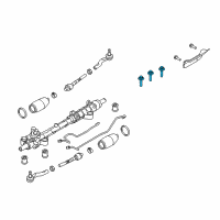 OEM Ford Fusion Gear Assembly Bolt Diagram - -W302121-S300