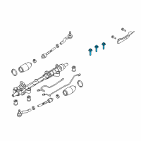 OEM 2011 Mercury Milan Gear Assembly Bolt Diagram - -W302121-S300