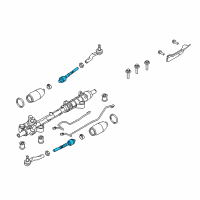 OEM Lincoln MKZ Inner Tie Rod Diagram - 6E5Z-3280-AA
