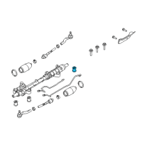 OEM Ford Gear Assembly Insulator Diagram - 6E5Z-3C716-C