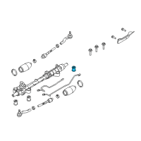 OEM 2011 Lincoln MKZ Gear Assembly Insulator Diagram - 6E5Z-3C716-C