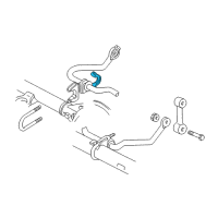 OEM 1996 GMC Jimmy Clamp-Rear Stabilizer Shaft Insulator Diagram - 15697708