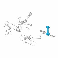 OEM Oldsmobile Bravada Stabilizer Link Diagram - 15697702