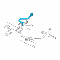 OEM 1995 Chevrolet S10 Shaft, Rear Stabilizer Diagram - 15957475