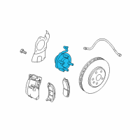 OEM 2008 Cadillac STS Hub & Bearing Diagram - 19352506