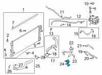 OEM 2021 Ford Bronco PUMP ASY Diagram - MB3Z-18D473-B