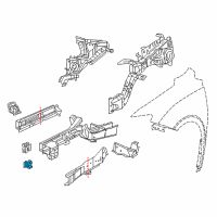 OEM 2020 Chrysler Pacifica Bracket-Battery Diagram - 68226305AB