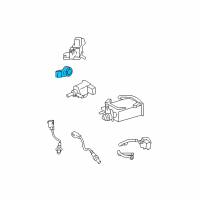 OEM Lexus LS600h Knock Control Sensor Diagram - 89615-06010