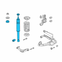 OEM 2021 Acura ILX Damper Assembly, Rear Diagram - 52610-T3R-A03