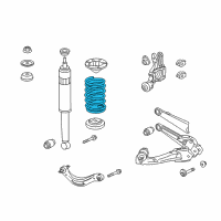 OEM Acura ILX Spring, Right Rear Diagram - 52441-TX6-A03