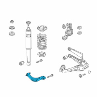 OEM 2013 Acura ILX Arm, Rear (Upper) Diagram - 52510-TX6-A01