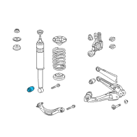 OEM 2014 Honda Civic Bush, Rear Shock Absorber (Lower) Diagram - 52622-SNA-A01