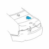 OEM 2010 Cadillac CTS Module Diagram - 25819594