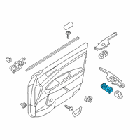 OEM 2016 Kia Optima Unit Assembly-Power Window Diagram - 93571D4000