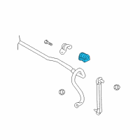 OEM 2007 Chevrolet Aveo Stabilizer Bar Bushing Diagram - 96870462