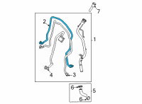 OEM 2020 Cadillac CT4 Vent Hose Diagram - 84884403