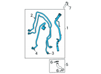 OEM Cadillac Filler Pipe Diagram - 84743022