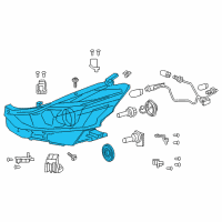 OEM 2015 Toyota Prius V Composite Assembly Diagram - 81130-47650