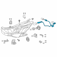 OEM Toyota Prius V Wire Harness Diagram - 81125-47650