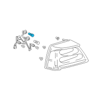 OEM 2005 Chrysler Sebring Bulb Diagram - MS820948