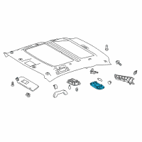 OEM 2014 Scion tC Dome Lamp Diagram - 81240-35020-B4