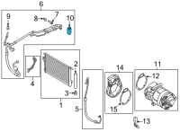 OEM 2022 Hyundai Santa Fe Valve-Expansion Diagram - 97626-P4000