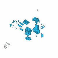 OEM 2004 Nissan Xterra Heating Unit Assy-Front Diagram - 27110-7Z102