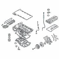 OEM 2019 BMW X7 Oil Dipstick With Guide Tube Diagram - 11-43-8-632-000