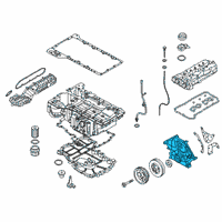 OEM 2016 BMW 750i Timing Case Cover Diagram - 11-14-7-649-038