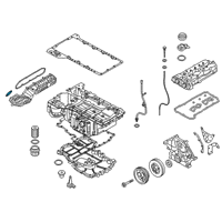 OEM BMW M550i xDrive Gasket, Throttle Body Diagram - 11-61-8-639-597