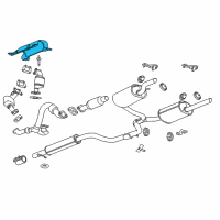 OEM 2013 Chevrolet Impala Heat Shield Diagram - 10332555