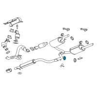 OEM Chevrolet Impala Limited Insulator-Exhaust Pipe Hanger Diagram - 22836962