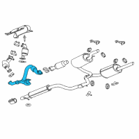 OEM 2012 Chevrolet Impala Cross Over Pipe Diagram - 20831822