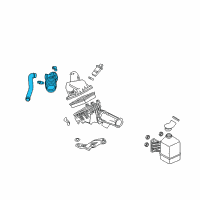 OEM 2008 Ford Fusion Outlet Hose Diagram - 7E5Z-9B659-A