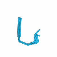 OEM 2009 Chevrolet Avalanche Power Steering Oil Cooler Diagram - 15186858