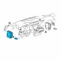 OEM Lexus GS350 Block, Cowl Side Junction, LH Diagram - 82730-30274