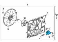 OEM 2021 Chevrolet Trailblazer Module Diagram - 13537288