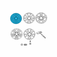 OEM Toyota Tundra Wheel, Steel Diagram - 42601-0C030
