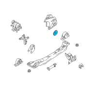 OEM 1998 Nissan Altima Stopper-Engine Mounting, Rear Diagram - 11215-0Z015