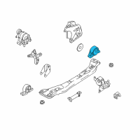OEM 2002 Nissan Sentra Engine Mounting Insulator , Rear Diagram - 11320-4Z005