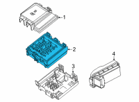 OEM Ford Maverick PANEL ASY - FUSE JUNCTION Diagram - NZ6Z-14A068-A