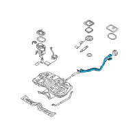 OEM Kia Neck Assembly-Fuel Filler Diagram - 310301F300