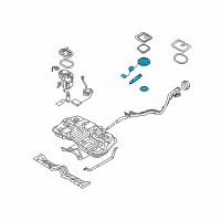 OEM 2010 Kia Sportage Fuel Pump Sending Unit Assembly Diagram - 311302E350