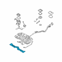 OEM 2007 Hyundai Tucson Skid Plate-Fuel Tank Diagram - 31240-2E000