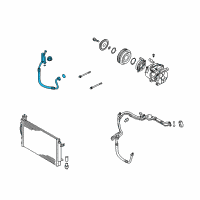 OEM 2013 Kia Forte Discharge Hose Diagram - 977621M100