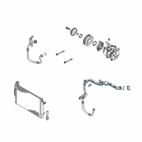 OEM 2013 Kia Forte Liquid Tube Diagram - 977681M001