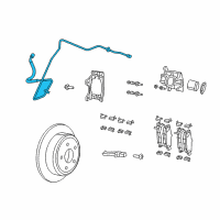 OEM Jeep Liberty HOSE/TUBE-Brake Diagram - 52125198AC